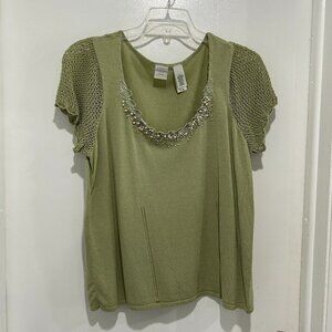 New without tag Ladies Emma James knit blouse Size XL